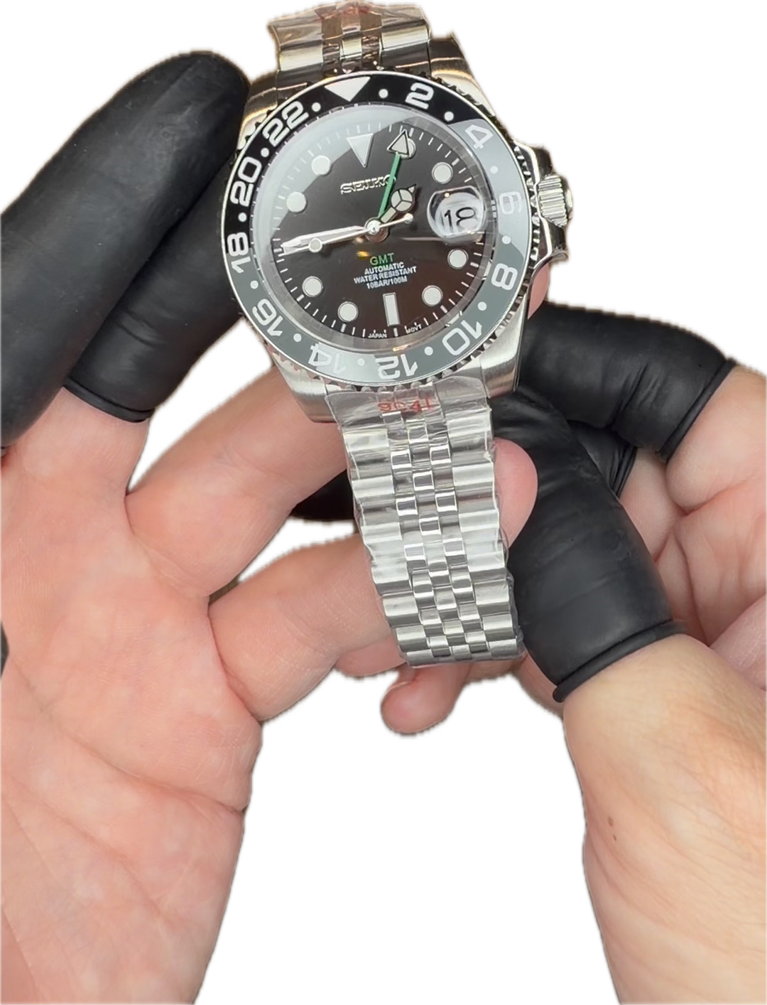 Seiko GMT “Bruce Wayne” – Doble huso horario con alma de superhéroe 🦇⌚