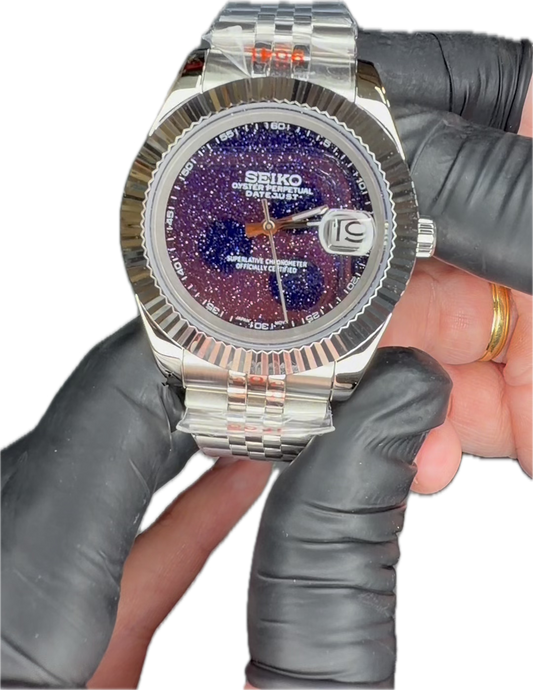 Seiko Datejust “Galaxy Dial” – Clásico con cielo estrellado en la muñeca 🌌⌚