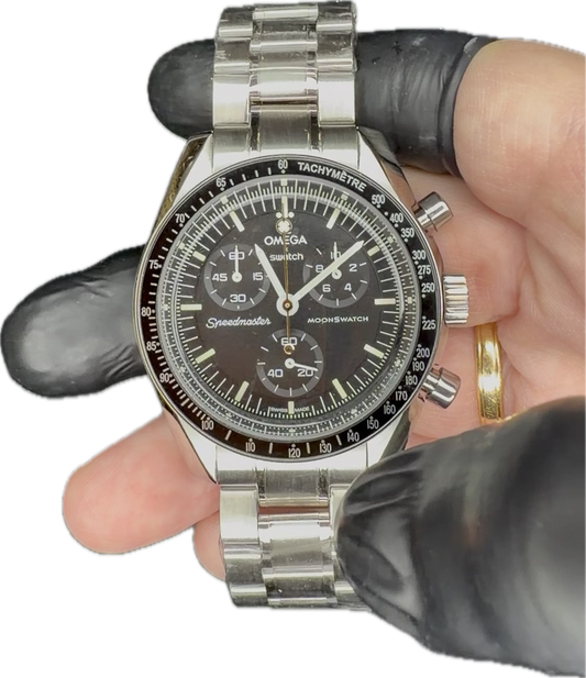 Mod Omega X Swatch Moonshine Gold