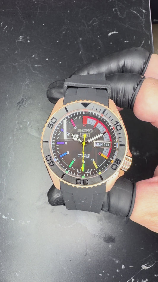 Seiko Rose Gold Rainbow