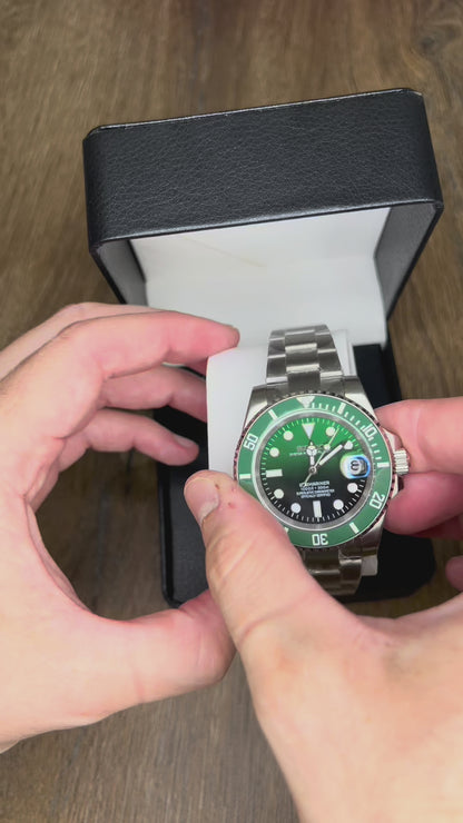 Seiko Submariner “Hulk Style” – Verde degradado con mucha fuerza 💚💪