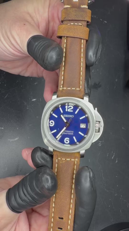 Reloj Automático Azul – Diseño Robusto con Protector de Corona