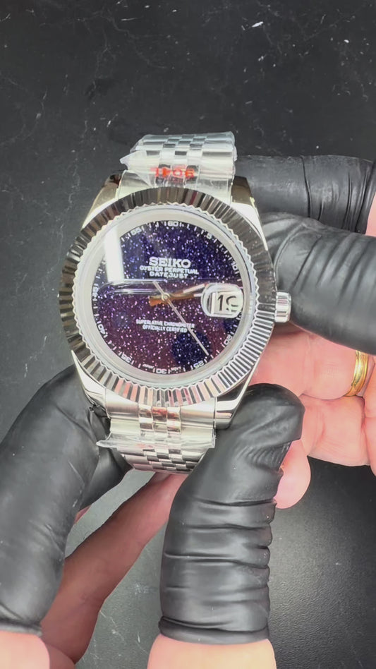 Seiko Datejust “Galaxy Dial” – Clásico con cielo estrellado en la muñeca 🌌⌚