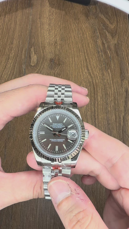 Seiko tipo Datejust acero 904L – NH35 ⚙️