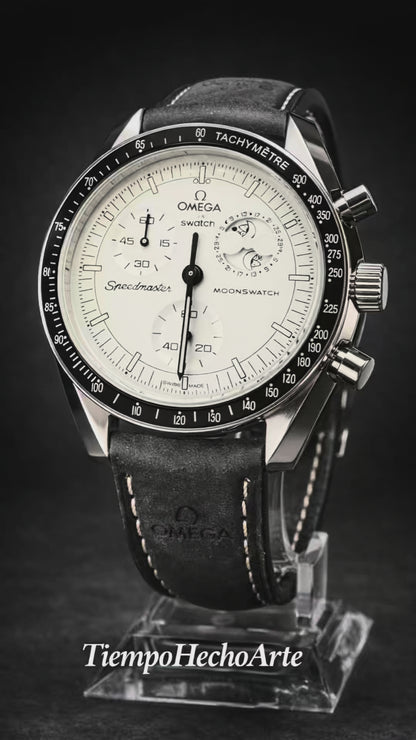 Moonphase “Snoopy” Blanco – Modificación a Inoxidable (Edición especial)
