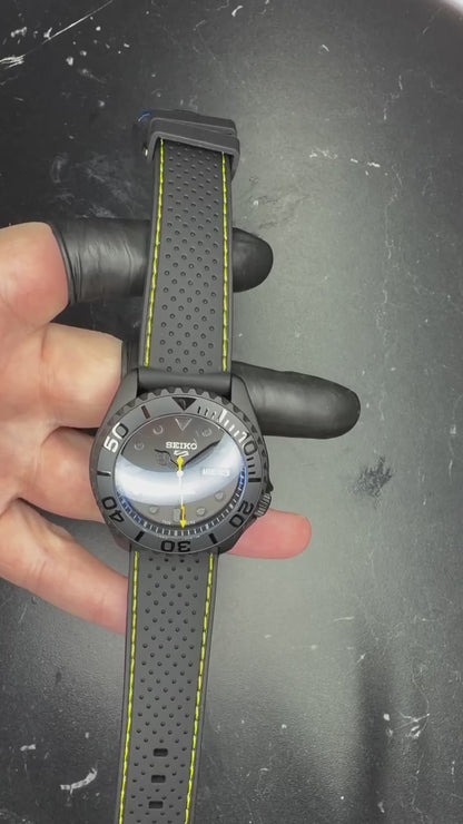 Reloj Automático Negro Total – Estilo Deportivo Lightning